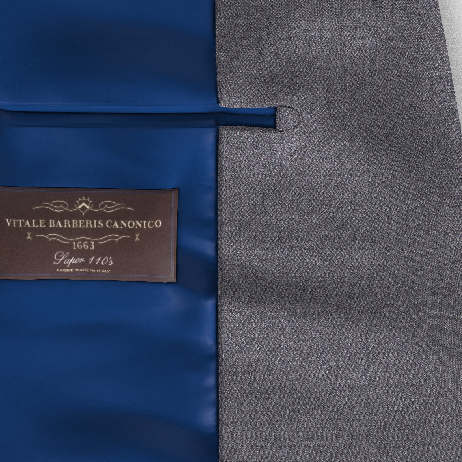 CANONICO SUPER110s GRAY TWILL(NP-AS96977)