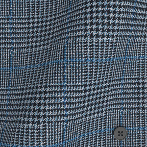 MARLING&EVANS LINFIT NAVY GLENCHECK BLUE WINDOW PANE(PN-KG97806)