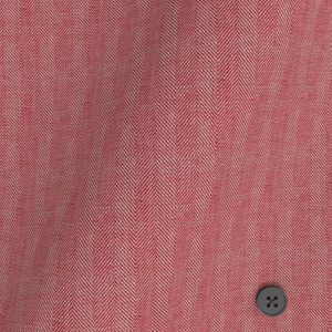 Spence Bryson Glin Red Herringbone Linen(KG98338)
