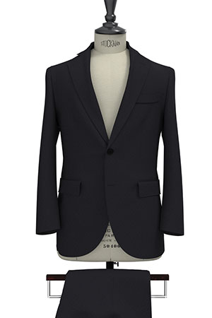 CANONICO Super100s Black Shadow Stripe (PN-NB99180)