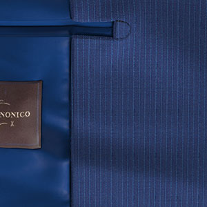 CANONICO ブルー ピンストライプ(PN-NB100415)