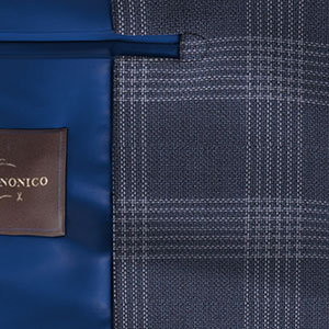 CANONICO ネイビー ブルー チェック(PN-NB100421)
